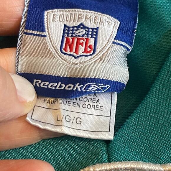 Vintage REEBOK Miami Dolphins Daunte Culpepper NFL Jersey Men's Large - Picture 3 of 9